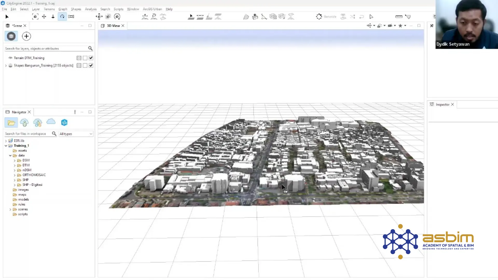 Pemetaan dan Pemodelan 3D City dengan City Engine